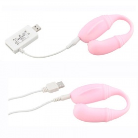 ジーアンドシー(ピンク)USB充電クリトリス/Gスポットバイブ